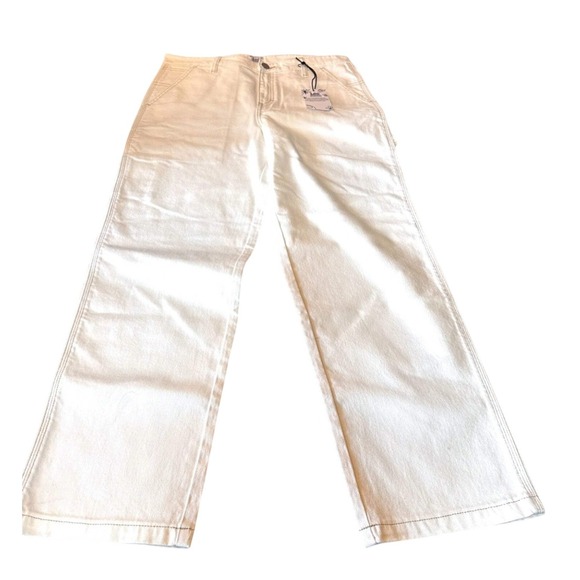 Lee Pants - Lee x Daydreamer Workwear Mid Rise Carpenter Jeans Off White 29x29 NEW